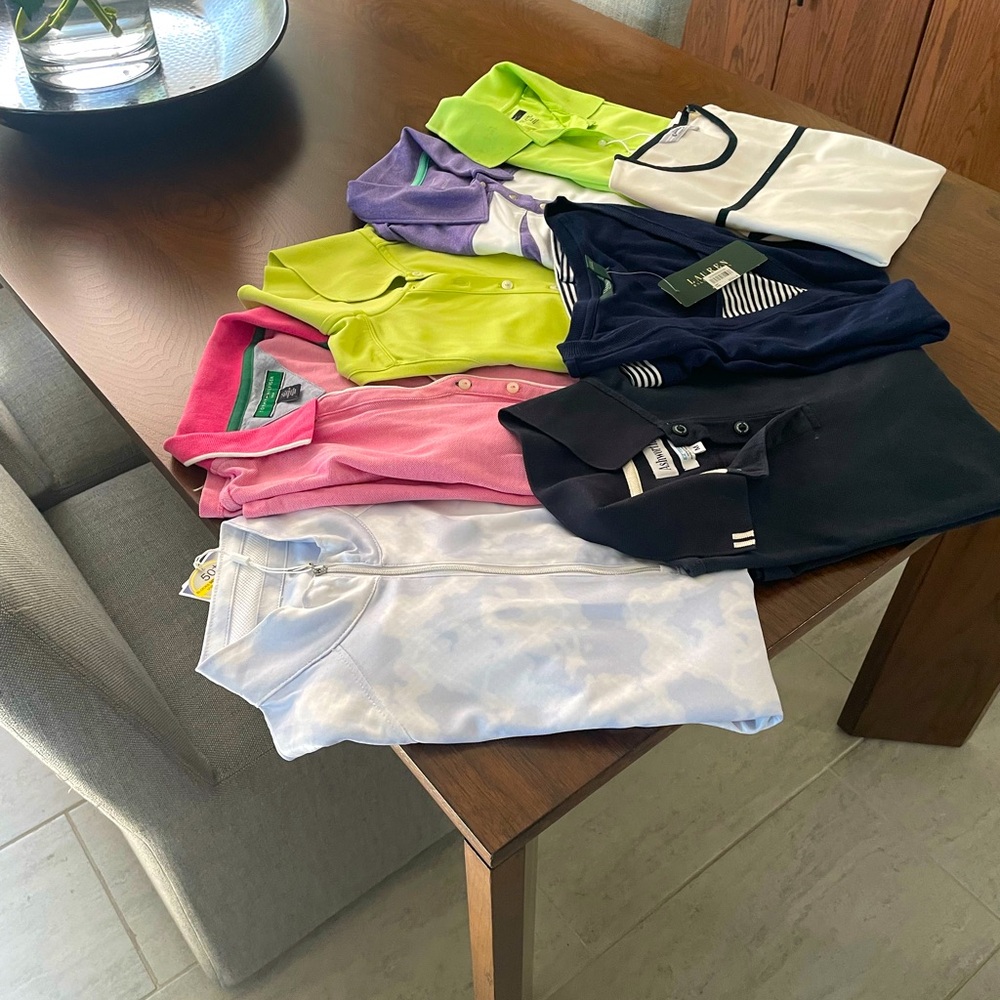 Ralph Lauren, Hilfiger, Ashworth Shirts for Women Golfers